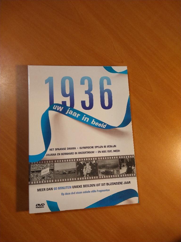 Dvd 1936 uw geboortejaar in beeld, Cd's en Dvd's, Alle leeftijden, Ophalen of Verzenden, Zo goed als nieuw, Politiek of Geschiedenis