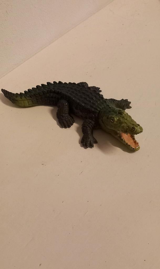 Schleich krokodil 14036, Ophalen of Verzenden, Zo goed als nieuw, Wild dier, Beeldje of Figuurtje