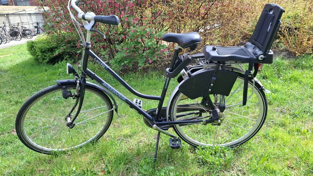 Batavus damesfiets met 7 versnellingen en kinderzitje, Fietsen en Brommers, Ophalen of Verzenden