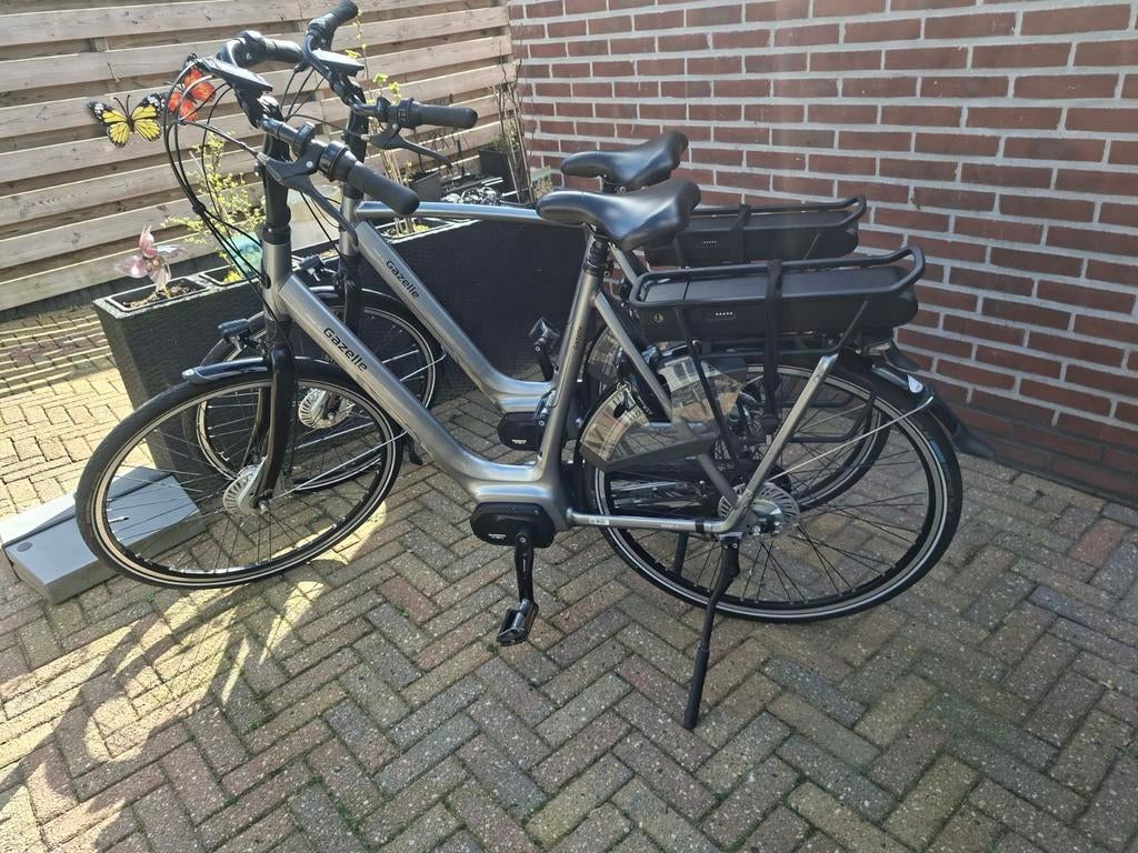 Set Gazelle Orange C7 E-bikes - Framemaat 61, Ophalen, Gebruikt, 59 cm of meer, 50 km per accu of meer