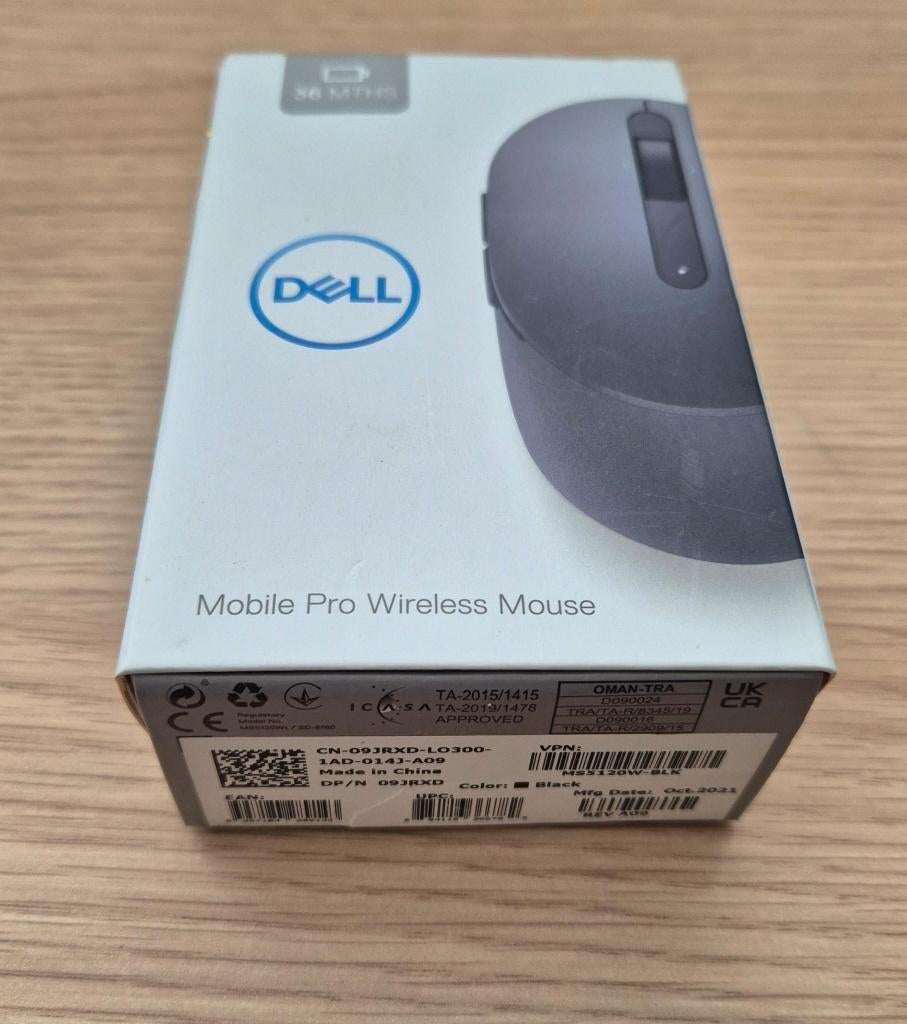 Dell draadloze muis MS5120W-BLK Black - nieuw, Computers en Software, Muizen, Muis, Rechtshandig, Nieuw, Ophalen of Verzenden