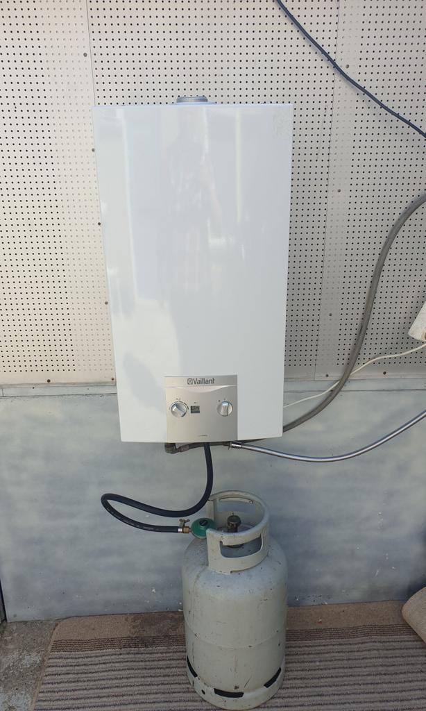 Badgeiser vaillant turbo mag 14L butaan propaan flessengas, Ophalen of Verzenden, Zo goed als nieuw, Minder dan 20 liter, Propaan of Butaan