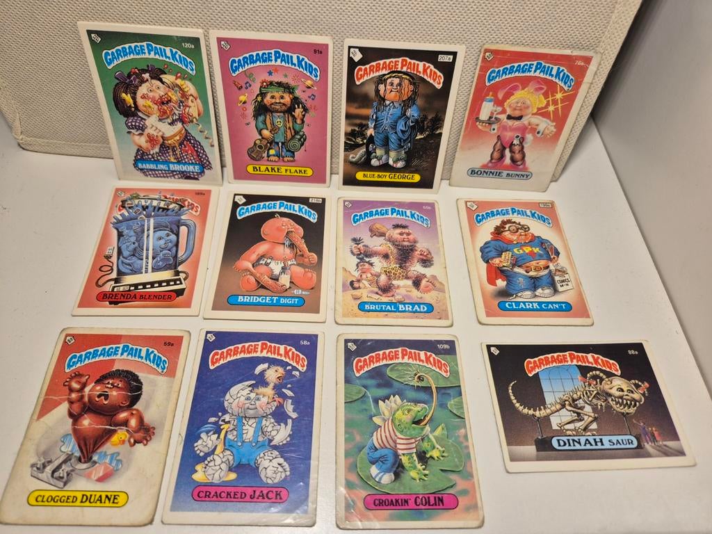 Kies iit Garbage Pail Kids stickers 3 voor 5,-, Ophalen of Verzenden, Nieuw, Meerdere stickers