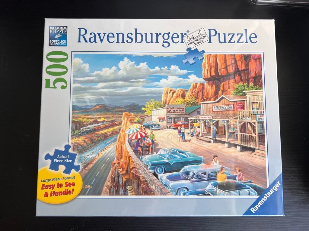 Ongeopend Ravensburger puzzel mooi uitzicht 500 puzzel, Ophalen of Verzenden, 500 t/m 1500 stukjes, Zo goed als nieuw