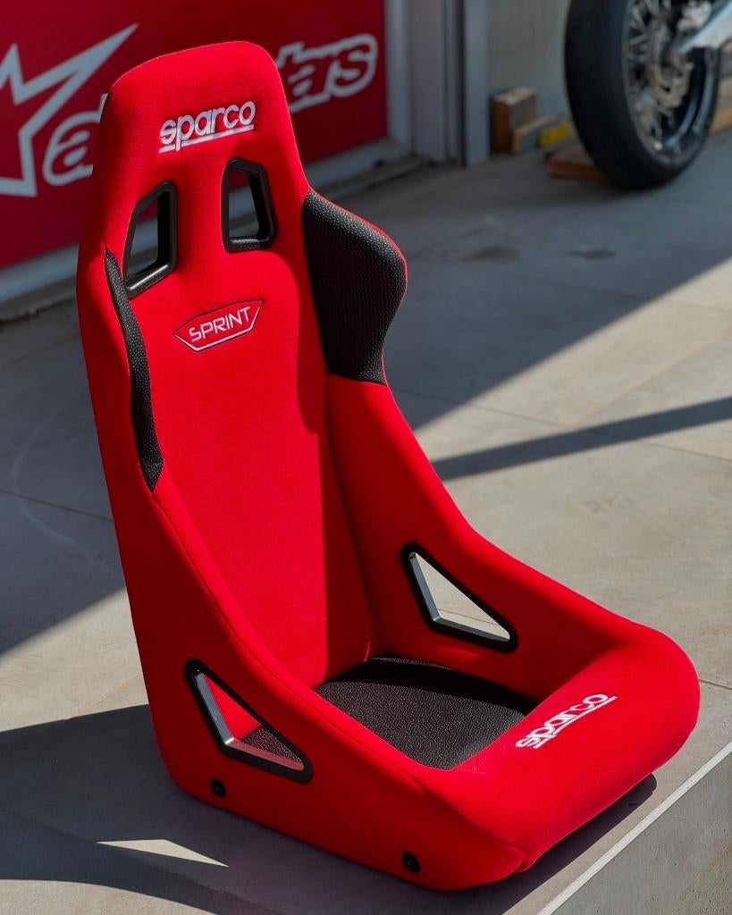 Sparco Sprint Kuipstoel Sportstoel Racestoel FIA Rood, Ophalen of Verzenden