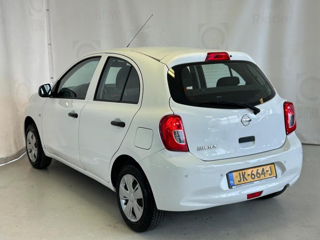 Nissan Micra 1.2 Visia Pack|NAP|1E EIG|PARK SENS|BLUETOOTH|A, Voorwielaandrijving, Gebruikt, 1198 cc, Wit