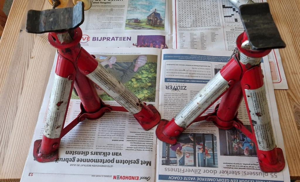 Inklapbare assteunen 2000kg, Ophalen, Gebruikt