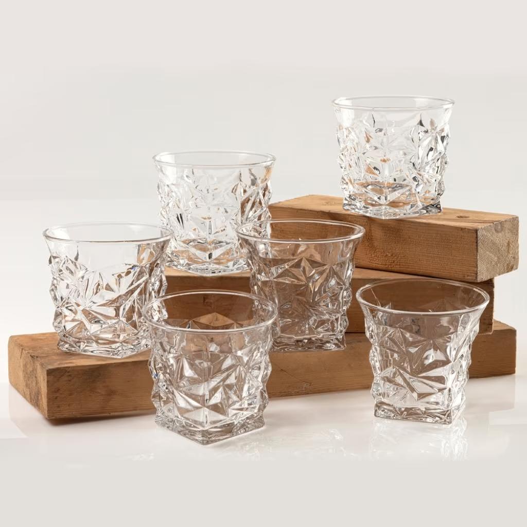 Whiskey glazen - Drank glazen - Borrelglas - 6 stuks, Cave & Garden, Verzenden, Nieuw, Kouwe Hoek 1B, Waddinxveen