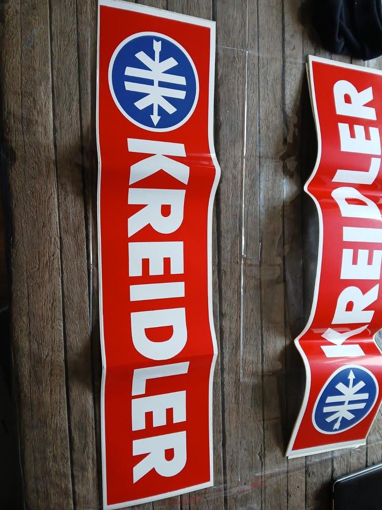 Zeldzame Kreidler stickers 100cm lang, Ophalen of Verzenden, Nieuw, Overige typen