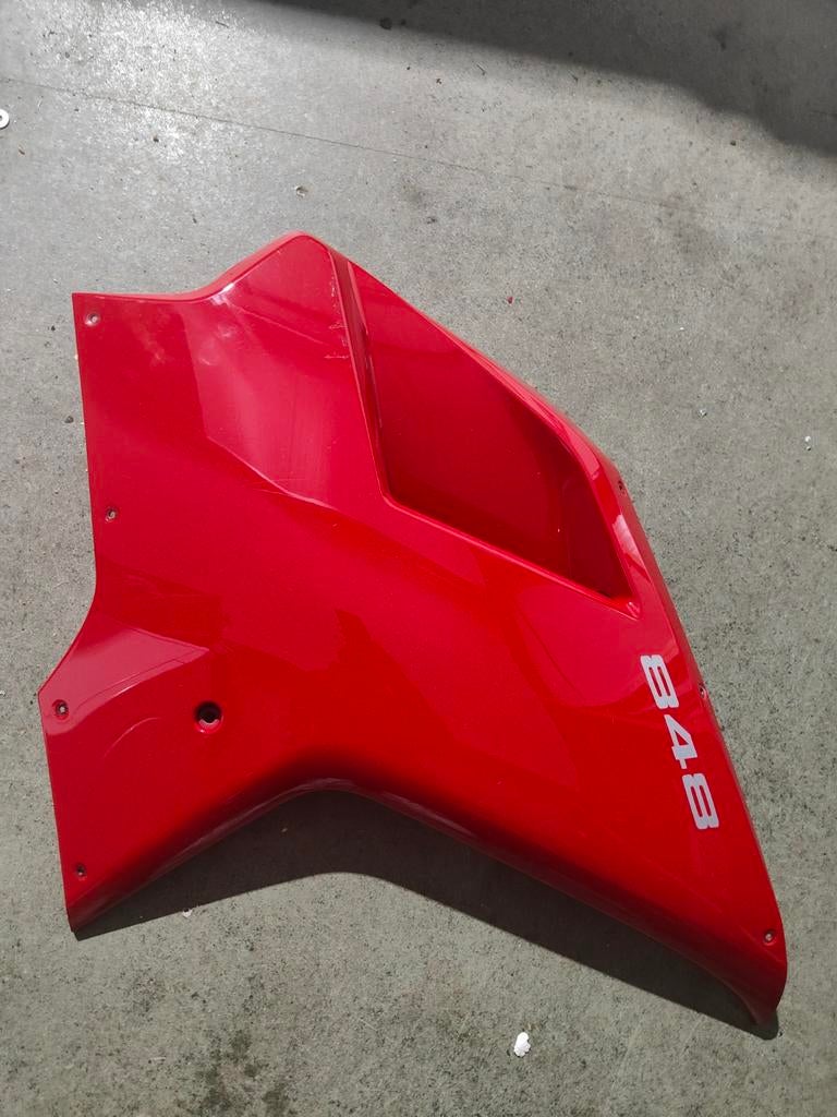 Ducati 848 linker kap, Ophalen