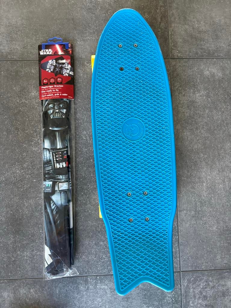 Skateboard en Star Wars Vlieger, Ophalen of Verzenden, Gebruikt, Skateboard, Longboard