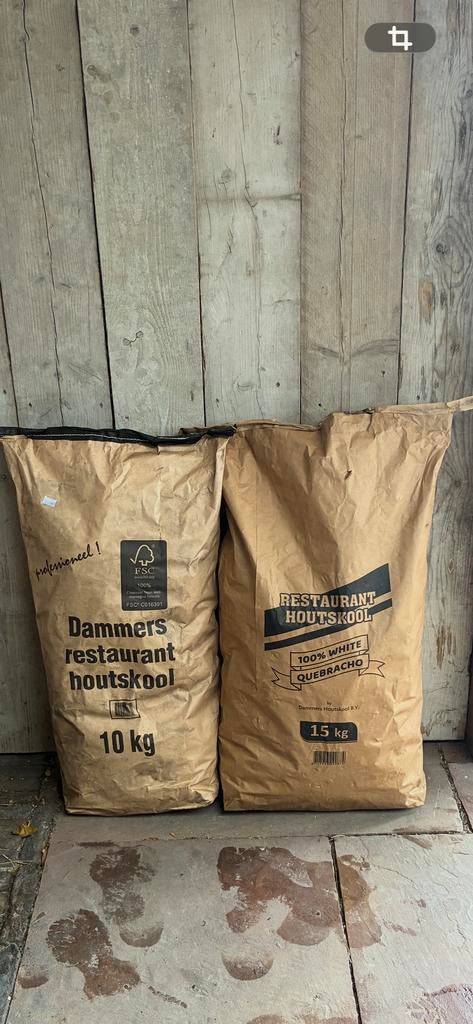 Houtskool Dammers 10 kg & Quebracho 15 kg - Barbecue, Ophalen, Nieuw