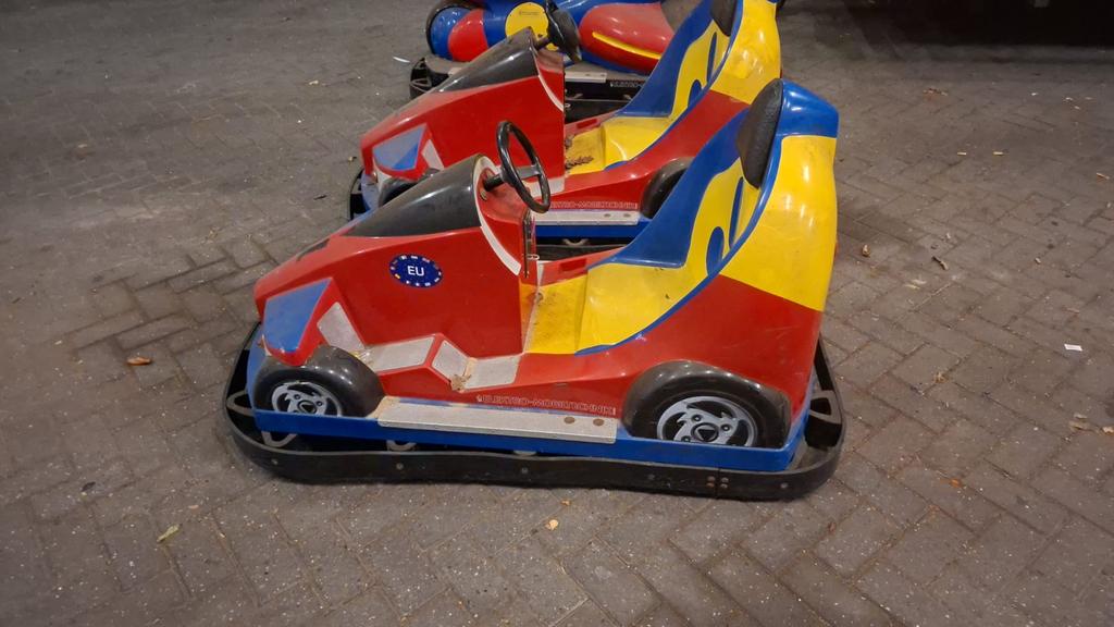 Botsauto's mini cars, elektrisch, muntinworp, opblaasbare ba, Ophalen of Verzenden, Gebruikt