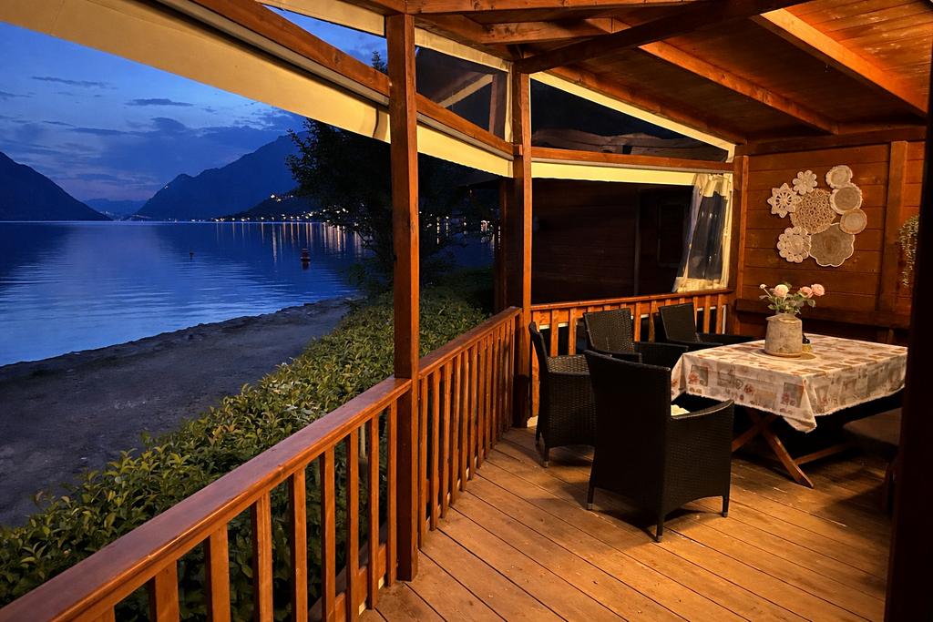 Chalet Italië Porlezza direct aan het water met Airco, Airconditioning