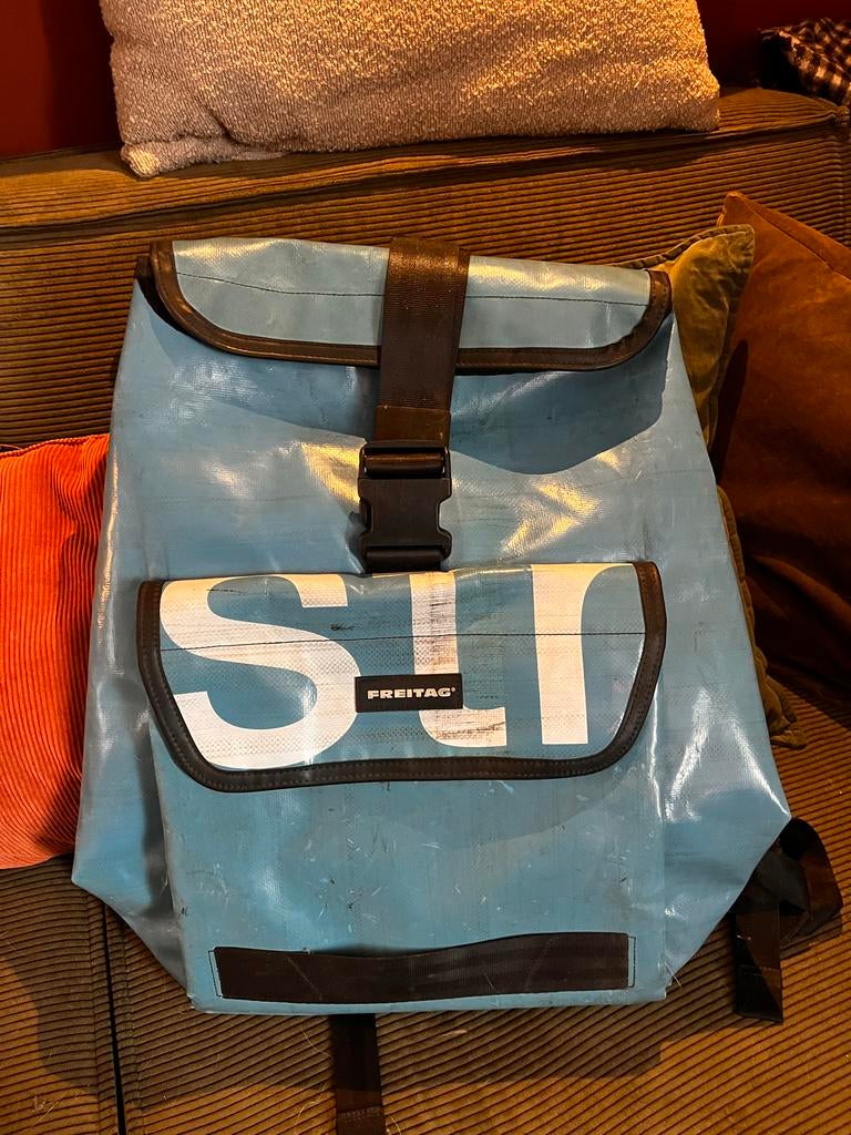 Freitag Rugzak - Unieke Design Tas, Overige merken, Gebruikt, 25 tot 40 cm, Ophalen of Verzenden