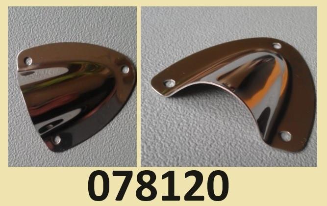 078120 Luchthapper uit glanzend gepolijst RVS. € 1,50., Ophalen of Verzenden, Nieuw, Motor en Techniek