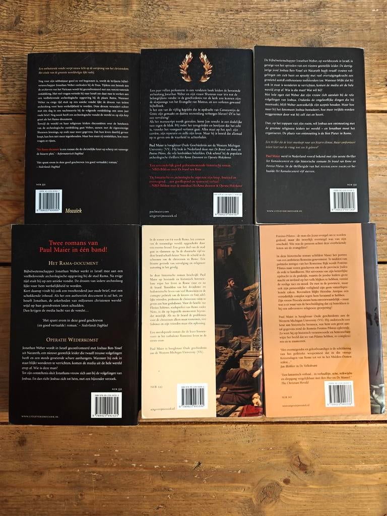 6 Boeken van Paul Maier., Boeken, Ophalen of Verzenden, Zo goed als nieuw