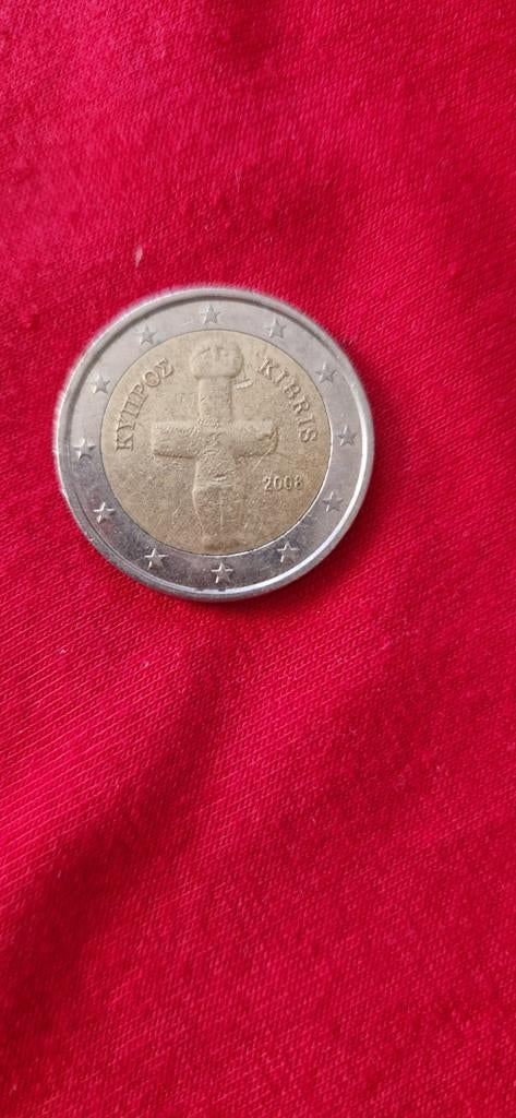 2 Euro Munt Cyprus 2008, Postzegels en Munten, Munten | Europa | Euromunten, Ophalen of Verzenden, Cyprus, 2 euro, Losse munt