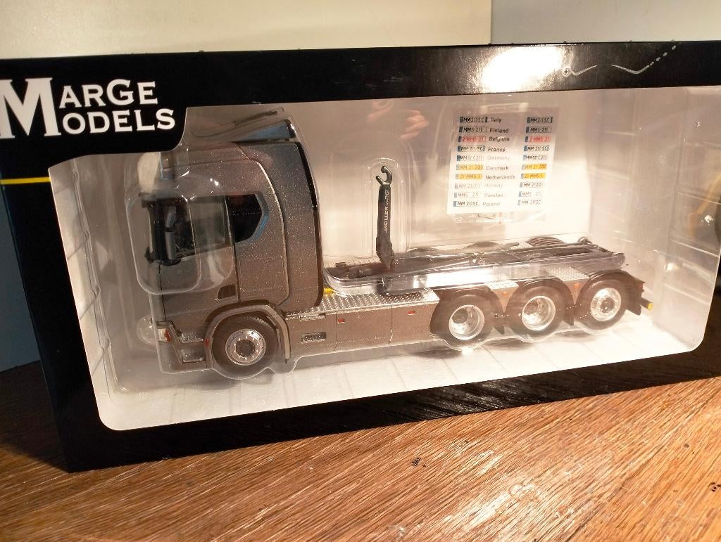 Te koop Scania R500 8x4 Dark grey met Meiller Haakarm., Ophalen of Verzenden, Nieuw, Bus of Vrachtwagen, Overige merken