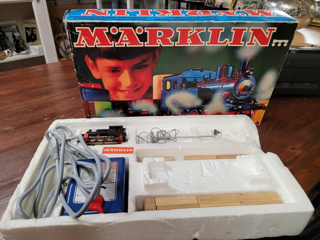 Marklin trafo + locomotief 3029  + verpakking 0973, Ophalen, Wisselstroom, Locomotief, Märklin