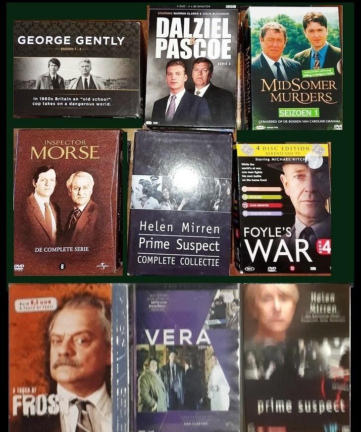 30x Cracker, Prime Suspect, Morse, Lewis, Sherlock, Banks, Boxset, Ophalen of Verzenden, Zo goed als nieuw, Vanaf 12 jaar