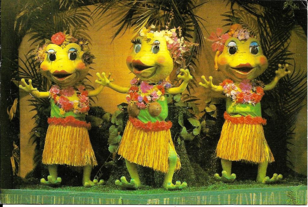 Ansichtkaart	Wassenaar	Duinrell	Kikkershow	Kikkerettes, Verzenden, 1980 tot heden, Gelopen, Zuid-Holland