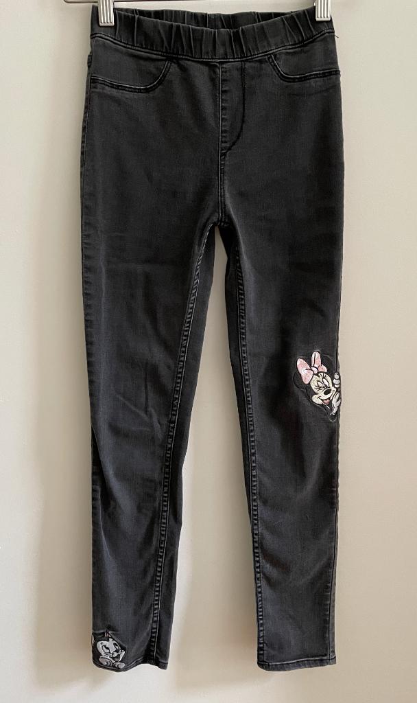hm treggins broek disney 140 jeans, Ophalen of Verzenden, Meisje, Broek