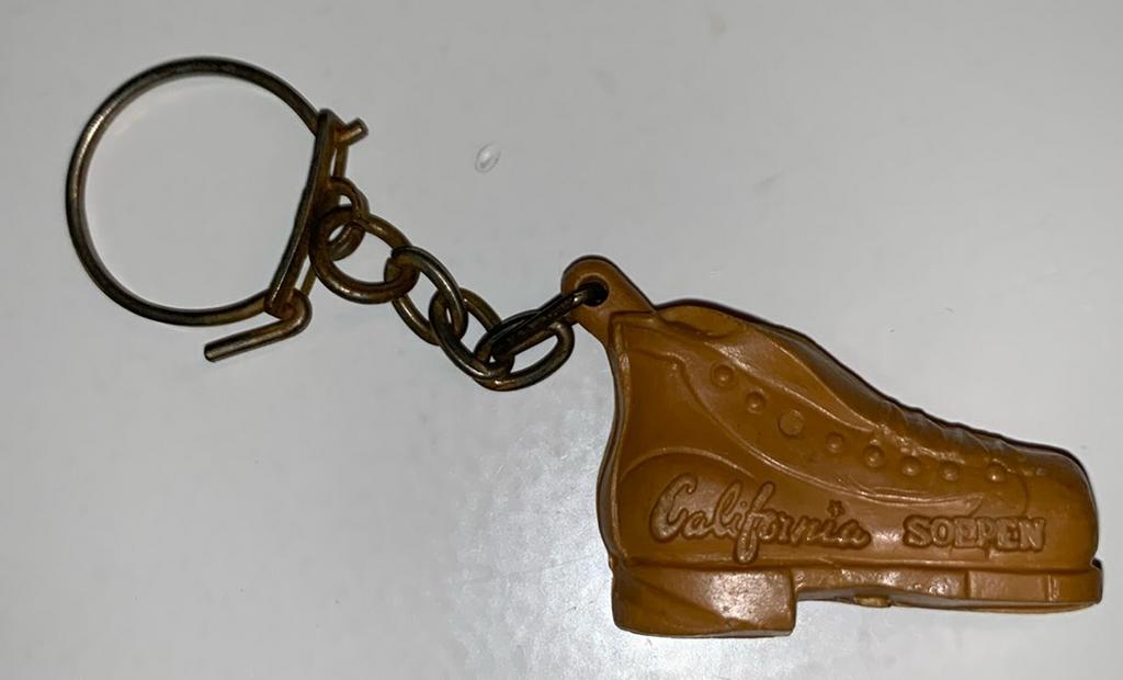 California soep, sleutelhanger bergschoen bruin, Ophalen of Verzenden, Zo goed als nieuw