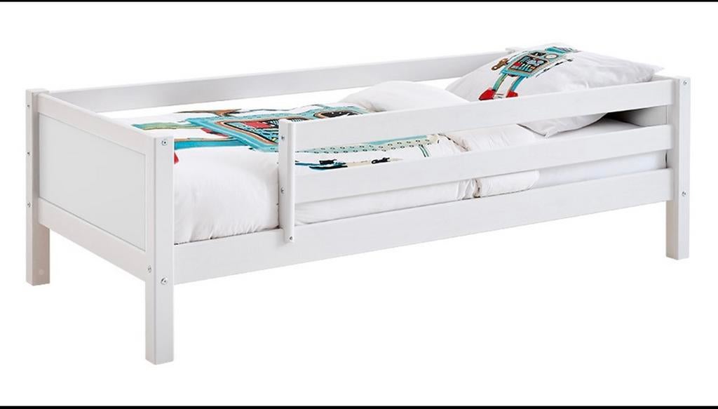 Flexworld Jip Bedbank met uitvalbeveiliging, Ophalen, 85 tot 100 cm, Gebruikt, Lattenbodem