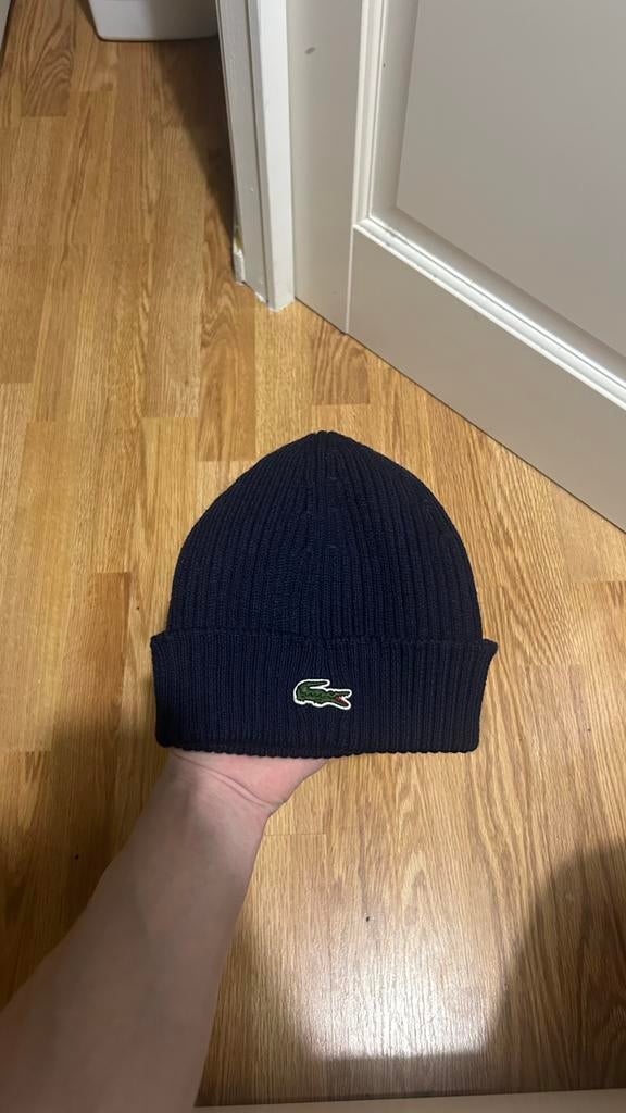 Lacoste muts, Kleding | Heren, Mutsen, Sjaals en Handschoenen, Ophalen of Verzenden, Zo goed als nieuw, Overige maten, Muts