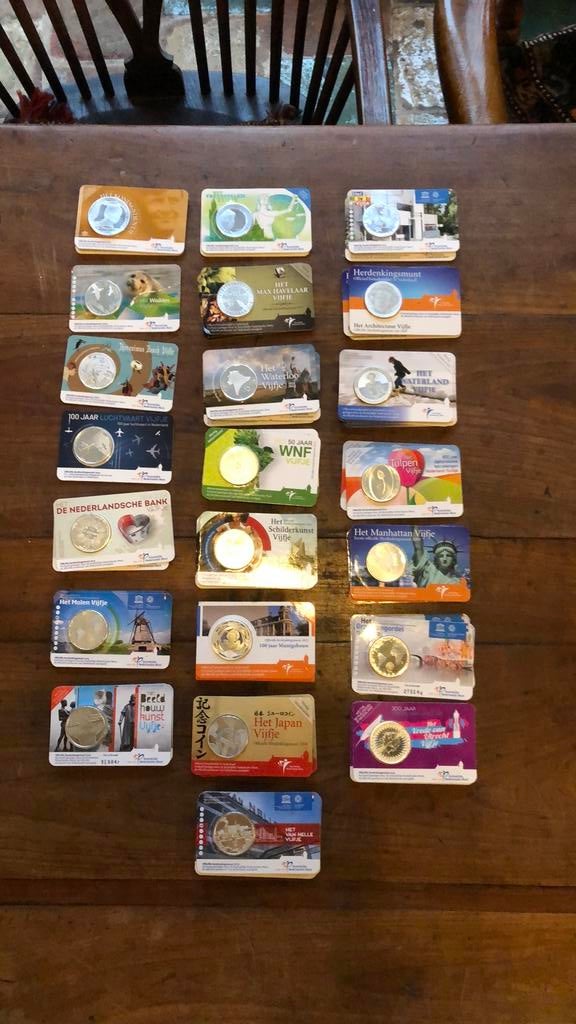 Collectie van diverse €5,- en €10,- munten, Postzegels en Munten, Munten | Europa | Euromunten, Ophalen