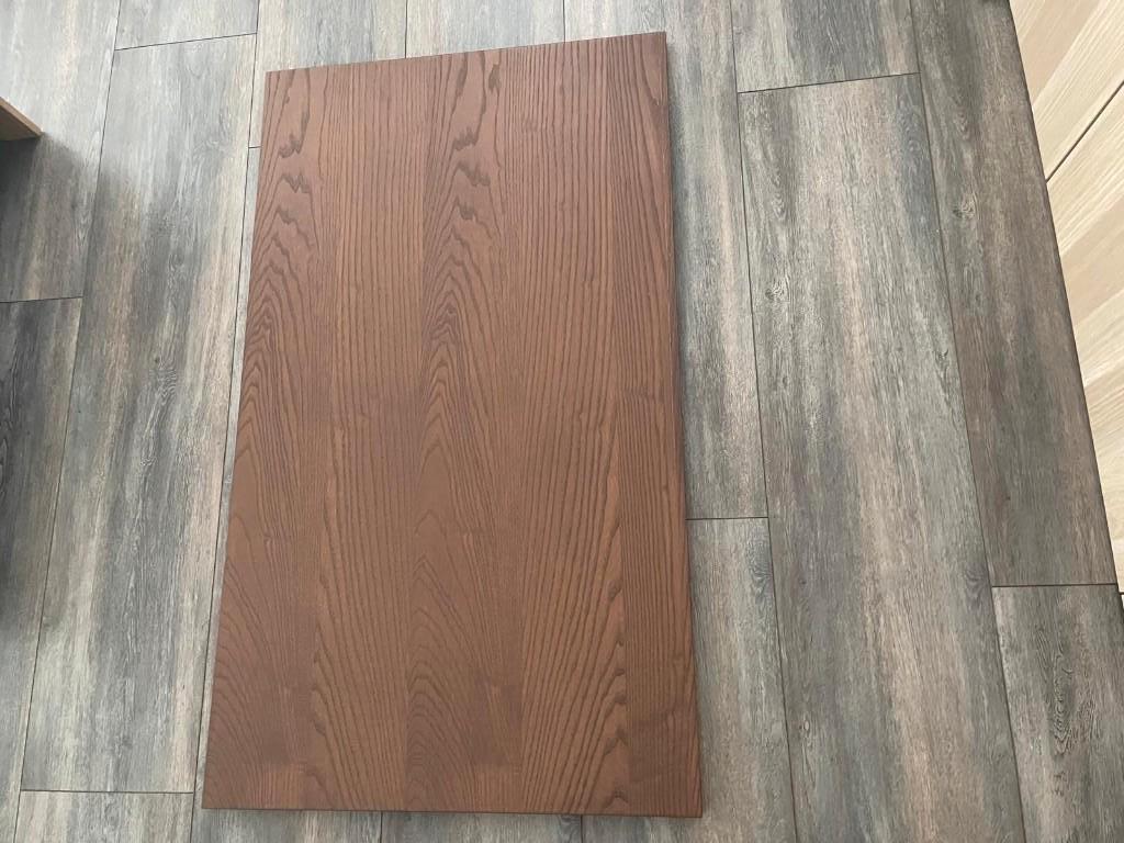 IKEA IDÅSEN Tafeblad, bruin, 120x70 cm, Huis en Inrichting, Bureaus, Ophalen, Zo goed als nieuw