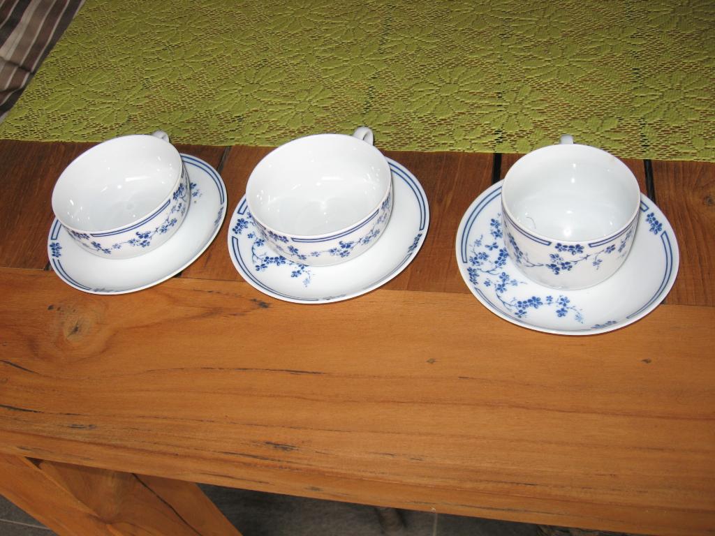 Kop en schotels, Gebruikt, Ophalen of Verzenden, Overige stijlen, Kop(pen) en/of Schotel(s)