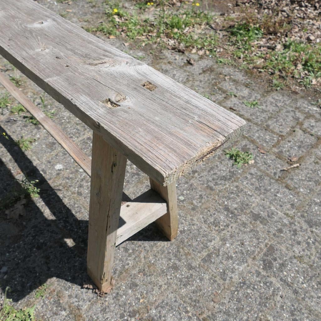 Dinklik tuin bank TEAK hout bankje terras Bali GERESERVEERD, Ophalen of Verzenden