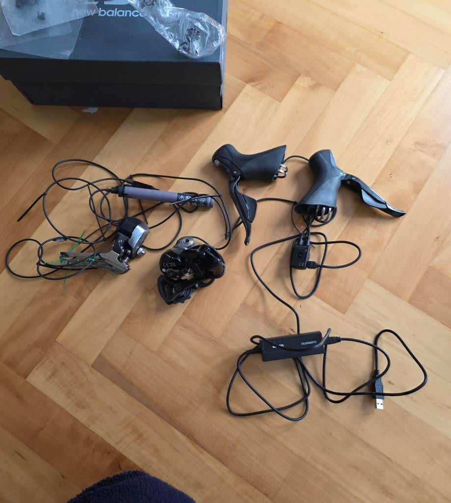 Shimano Dura Ace Di2 9070 Groepset, Gebruikt, Racefiets, Ophalen of Verzenden, Derailleur of Ketting