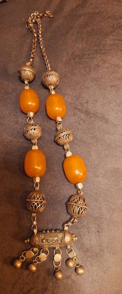 Vintage Berber ketting, Ophalen of Verzenden, Overige materialen, Ketting