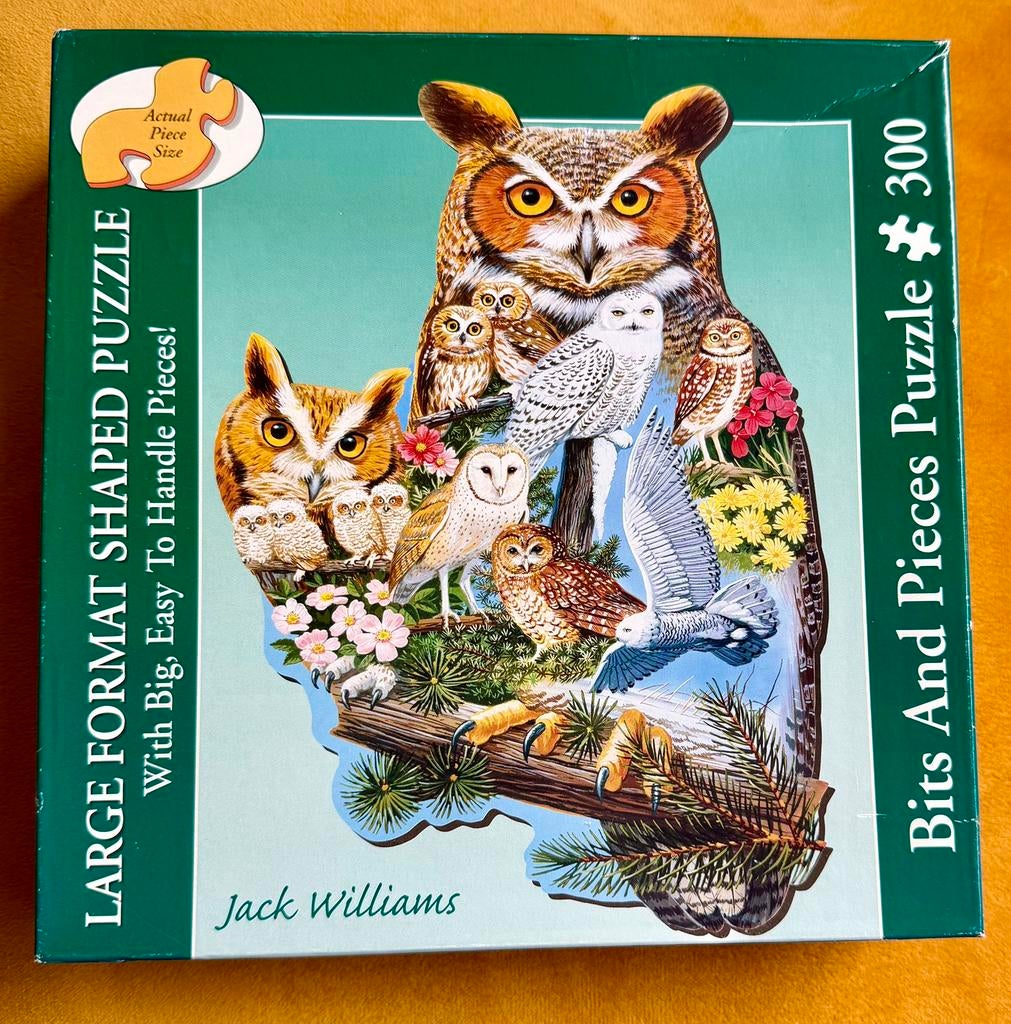 Legpuzzel uilen 300 stukjes, Ophalen of Verzenden, Minder dan 500 stukjes, Gebruikt