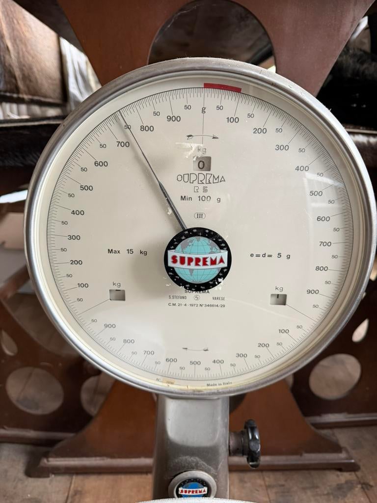 Suprema Groente &Fruit weegschaal in goede staat, Ophalen, 500 gram of grover, Keukenweegschaal, Minder dan 10 kg