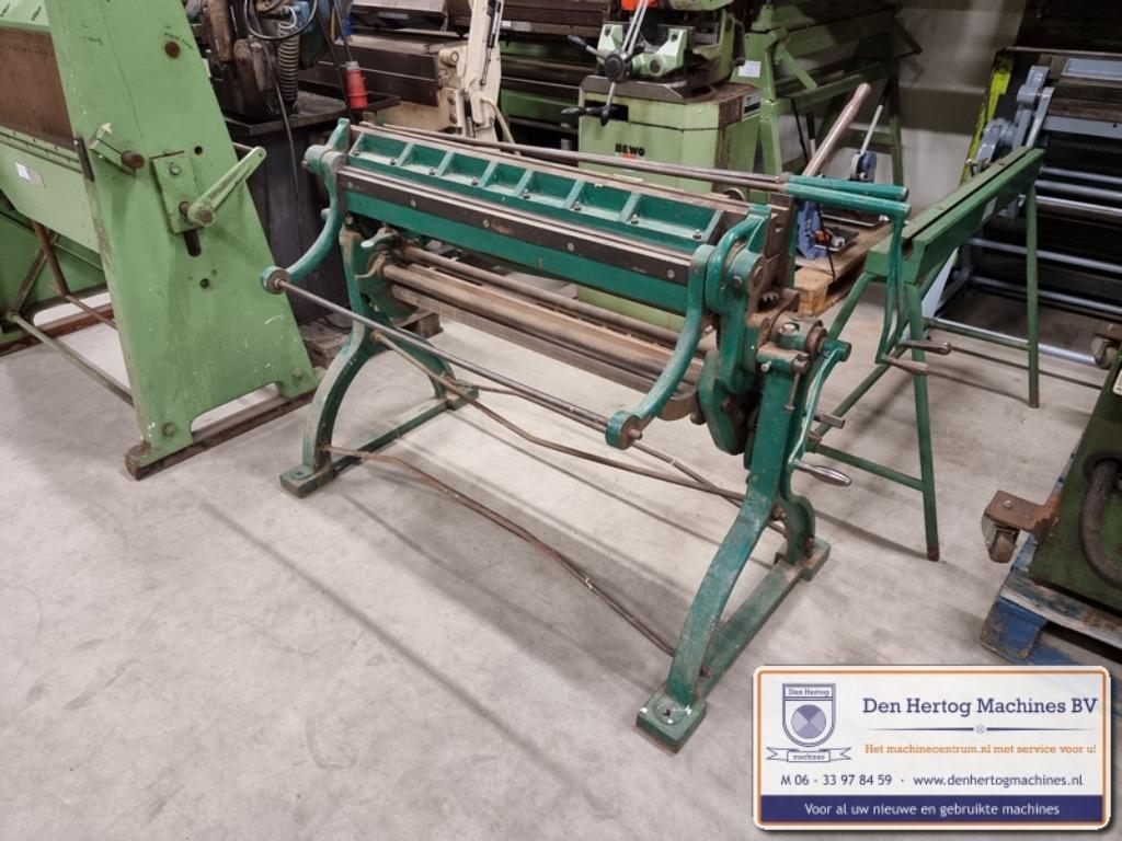 Zetbank kraalmachine wals combinatiebank kantelbank 1m, Ophalen of Verzenden, Gebruikt