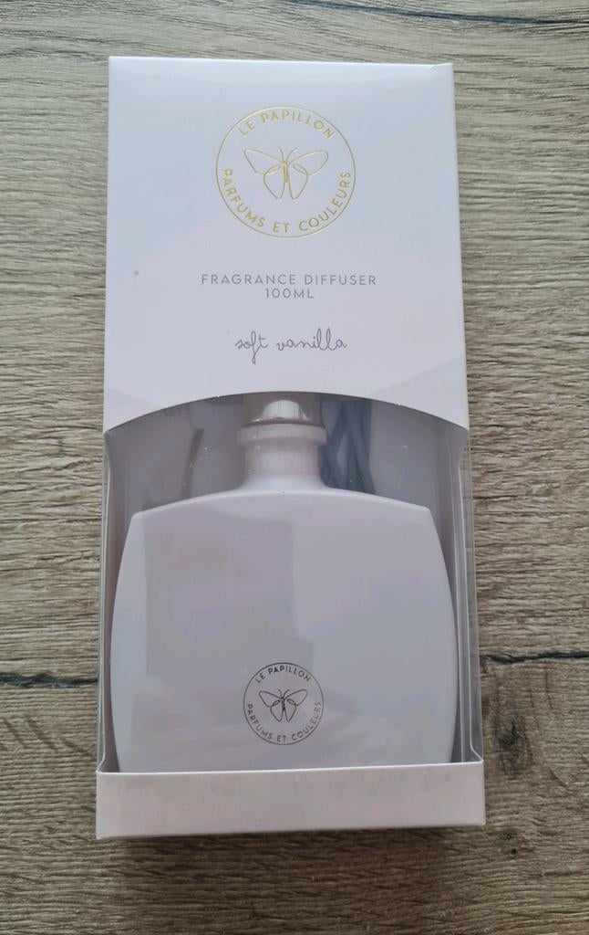 Le Papillon Soft Vanilla Fragrance Diffuser - Nieuw!, Ophalen of Verzenden, Nieuw