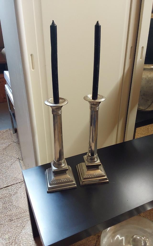 Kandelaars, Ophalen, Gebruikt, 25 tot 50 cm, Metaal