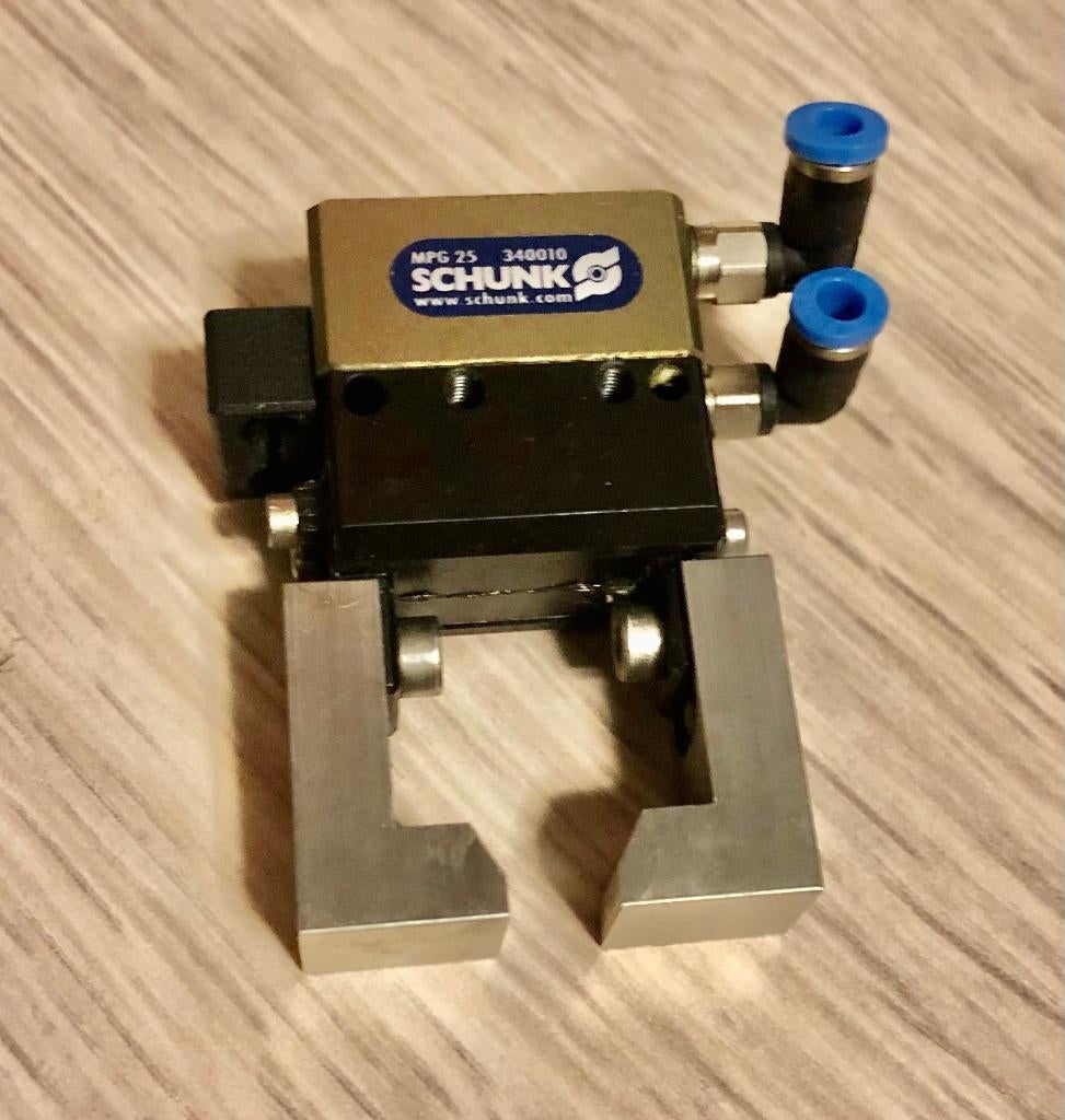 SCHUNK - Parallelgrijper / Gripper met armatuur - MPG 25, Ophalen of Verzenden, Zo goed als nieuw