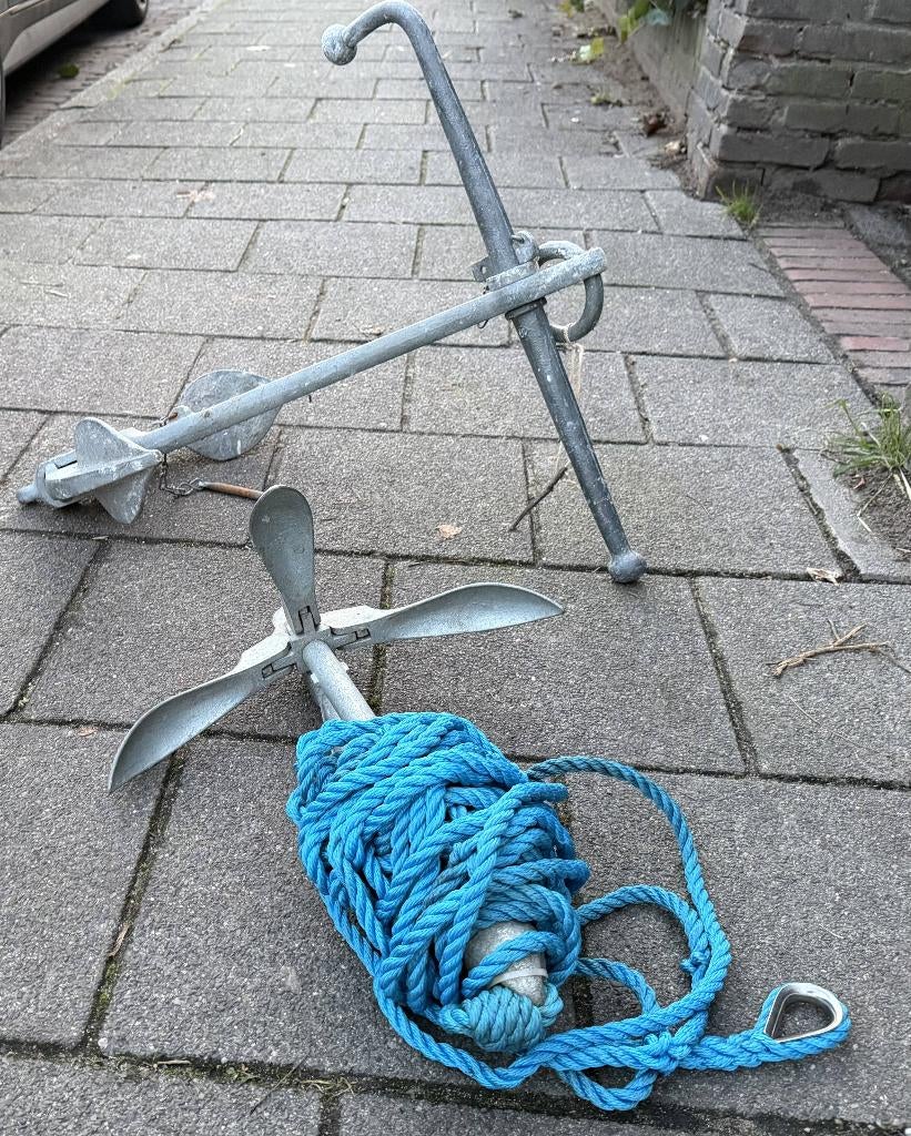 Paraplu-anker met lijn (4 kg) en stokanker (11 kg), Ophalen, Gebruikt, Overige typen