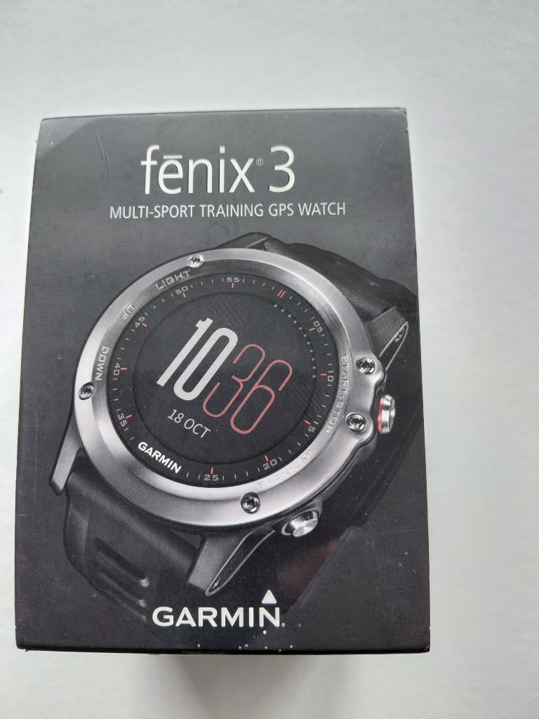 Garmin Fenix 3 mulisport horloge, Sieraden, Tassen en Uiterlijk, Sporthorloges, Ophalen, GARMIN, Gebruikt, Zwart