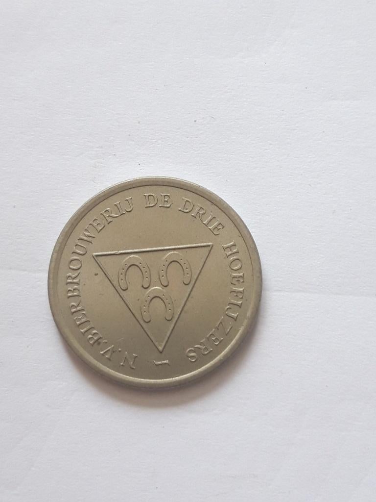 3 Hoefijzers bier muntje, Ophalen of Verzenden, Zo goed als nieuw, Overige typen, Overige merken