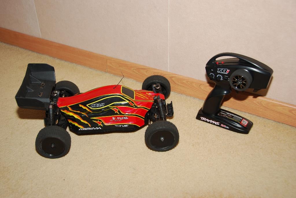 Absima AB3.4 RC auto. 1/10. 4 WD. Traxxas Brushless setup., Hobby en Vrije tijd, Modelbouw | Radiografisch | Auto's, Gebruikt