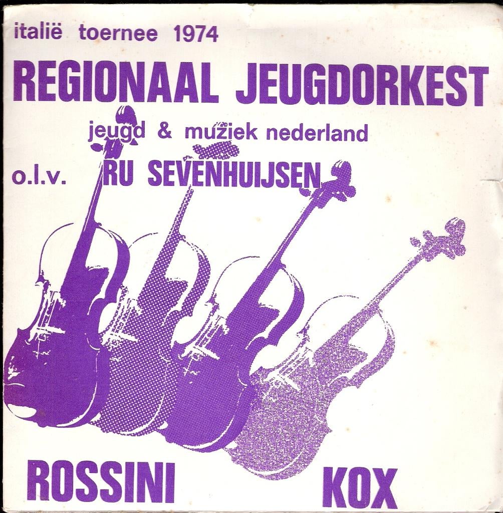Noord Nederlands Jeugd Orkest! (RJO)-Sevenhuijsen-EP 1974, Boeken, Ophalen, Gelezen, Artiest