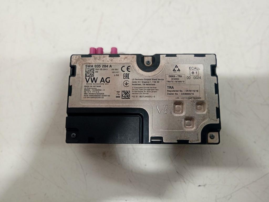 Bluetooth control module Seat Leon, Ophalen of Verzenden, Van der Ven Autorecycling B.V., Onderdelen@venauto.nl, Ettenseweg 76, 4706 PB Roosendaal, The Netherlands