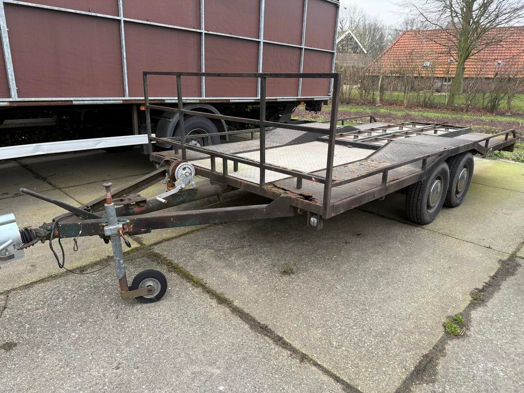 Auto ambulance aanhanger 4m nieuwe banden led verlichting, Auto diversen, Aanhangers en Bagagewagens, Ophalen, Gebruikt