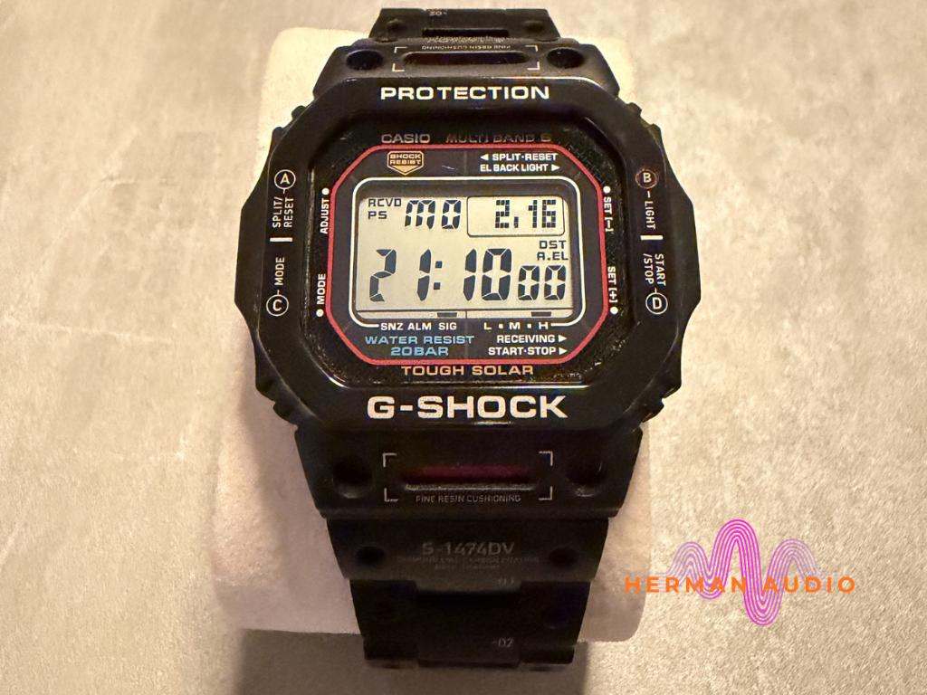 Casio G-Shock GW-M5610 Titanium Mod•Tough Solar•Multiband 6, Verzenden, Polshorloge, Overige materialen, Zo goed als nieuw